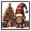 Christmas Tree Gnome-11CT Stamped Cross Stitch 40*40cm/15.75*15.75in