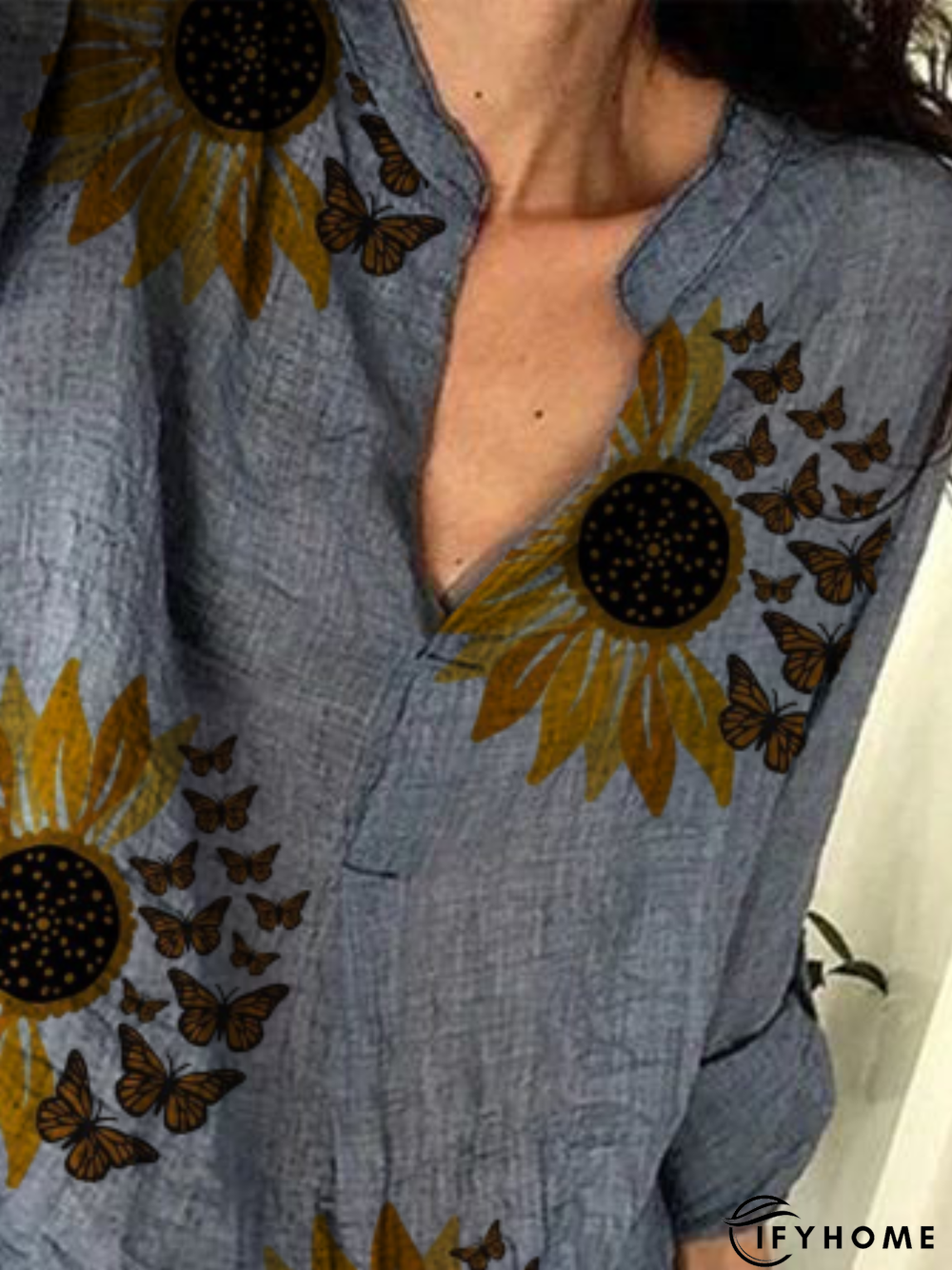 Floral Long Sleeve Top | IFYHOME