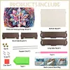 (US Local)Diamond Painting Storage Box DIY 5D Diamond Painting Jewelry Box (Pattern C)