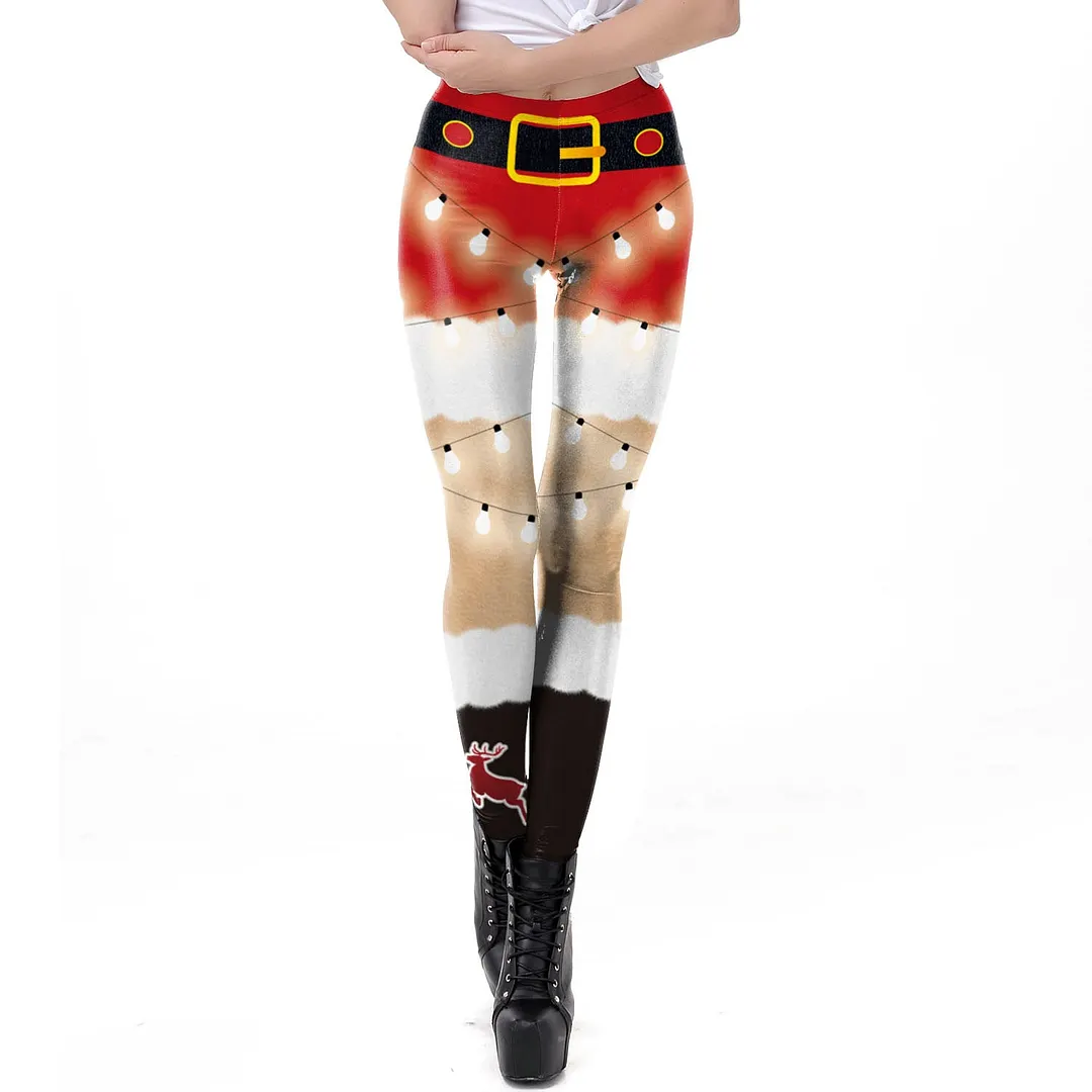 Christmas printed Leggings