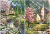 2Pack Landscape-Full Round Diamond Painting(40x60cm)
