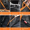 Dog Seat Cover Car Seat Cover for Pets 100%Waterproof Pet Seat Cover Hammock 600D Heavy Duty Scratch Proof Nonslip Durable Soft Pet Back Seat Covers