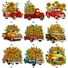 (Multi-Style)Sunflower Vintage Car-Partial Special Shaped Diamond Painting 30*30CM