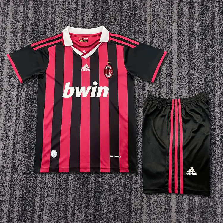 2009-10 AC Home Retro Shirt - Kids Sizes