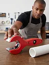 Ratcheting Pipe Cutter 1/4 To 7/8 & 5/16 To 1 1/8in Ratcheting Tubing Cutter for Copper Plastic PVC Stainless Steel Aluminium