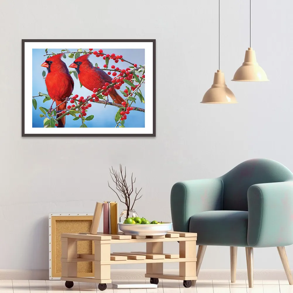 Diamond Painting - Full Round Drill - Bird