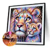 Diamond Painting-DIY Full Round Drill Lion(40*40CM)