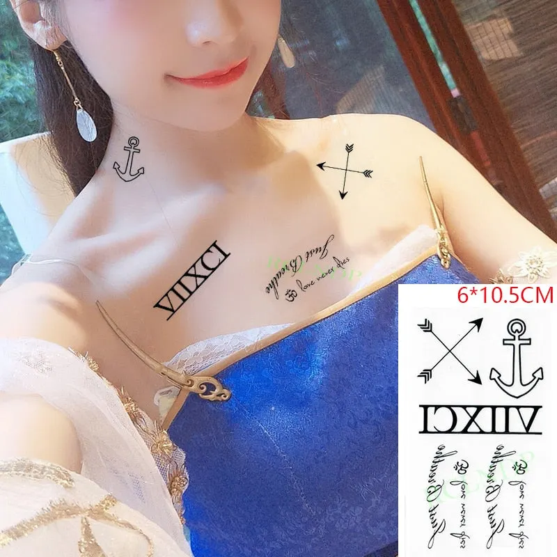 Waterproof Temporary Tattoo Sticker Wings Feather Small Element Fake Tatto Flash Tatoo Hand Arm Chest Art for Kids Men Women