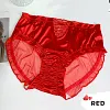 Lace underwear men's satin ice silk seamless briefs
