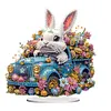 Easter Egg Cart Bunny - 5D DIY Ornament