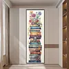 (Stamped/Counted) Stack Of Books With Flowers - 11CT Cross Stitch 30*80cm/11.81*31.5in(Big Size)