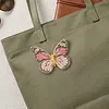 DIY Embroidered Butterfly Brooch Embroidery Butterfly Lapel Pin Clothes Decoration for Backpack Pants T-Shirt Jacket Bags Dress Jeans