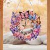 Diamond Painting Acrylic Butterfly Clock for Home Wall Decor