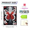 (US Local)50-Page A5 Butterfly Diamond Painting Notebook for Adult Holiday Birthday Gift
