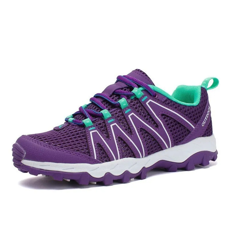 Outdoor Sneakers For Men Women Breathable Hiking Shoes Non Slip Trekking Climbing Sport Shoes Quick Dry Upstream Water Shoes