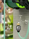 Digital Water Flow Meter IPX5 Waterproof Brass Inlet Outlet Flow Rate Test Meter