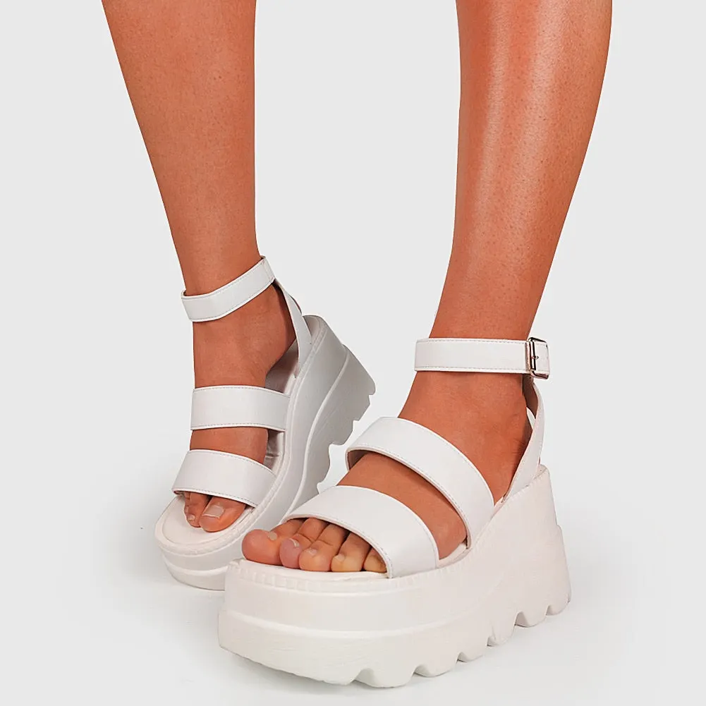 2021 Sale  Gothic Style Casual Cosy Wedges High Heels Platform Leisure Summer Sandals Women Shoes Big Size 43