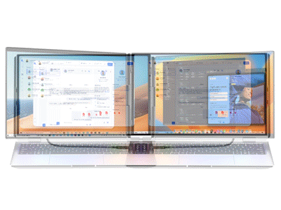 KEFEYA P5 Dual Laptop Screen Extender, 15.6