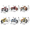 6Pcs DIY Motorcycle Diamond Painting Keychain(Double-Sided)