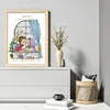 4 Season Window-Winter-14CT Stamped Cross Stitch Kit(29x38cm)