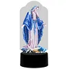 5D DIY Diamond Painting 7 Color Night Light Lamp Home Decoration Ornament Gift Kit(Maria)