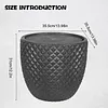 [US Local Warehouse] 2 Pack Shade Sail Poles 10FT Outdoor Sun Shade Poles 2.48in Diameter Heavy Duty Metal Post for Deck Patio Outside Backyard