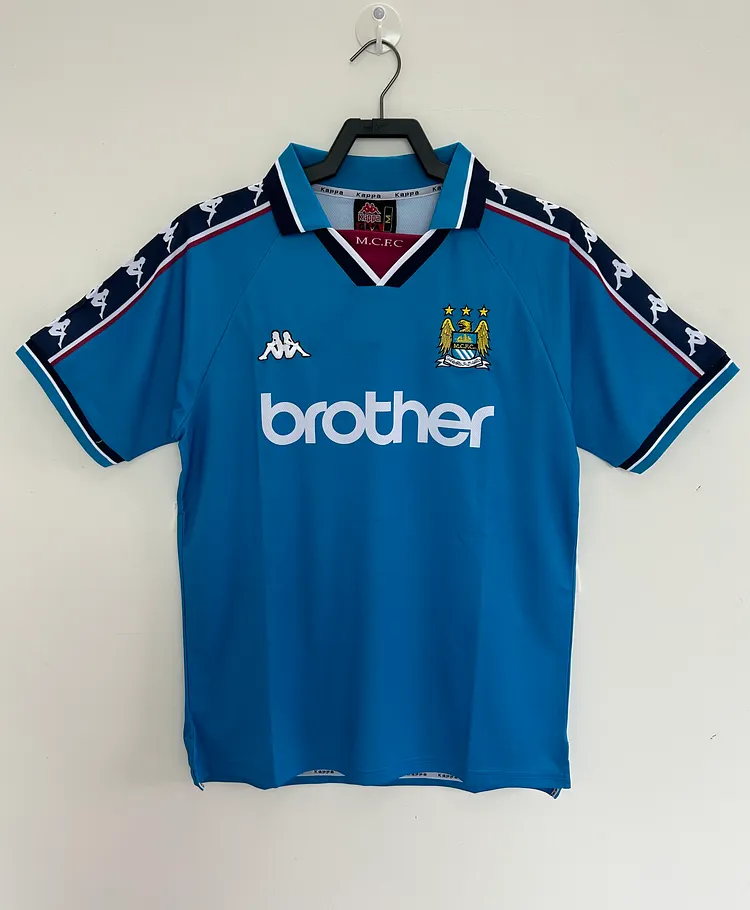Retro 1997-98 Manchester City Home Shirt