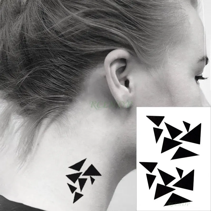 Waterproof Temporary Tattoo Sticker Wings Feather Small Element Fake Tatto Flash Tatoo Hand Arm Chest Art for Kids Men Women