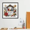 Christmas_Round peinture diamant foret-40*40cm