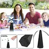 Hexagon Fly Repellent Fan Food Picnic Protector Pest Away Table Fans (A)