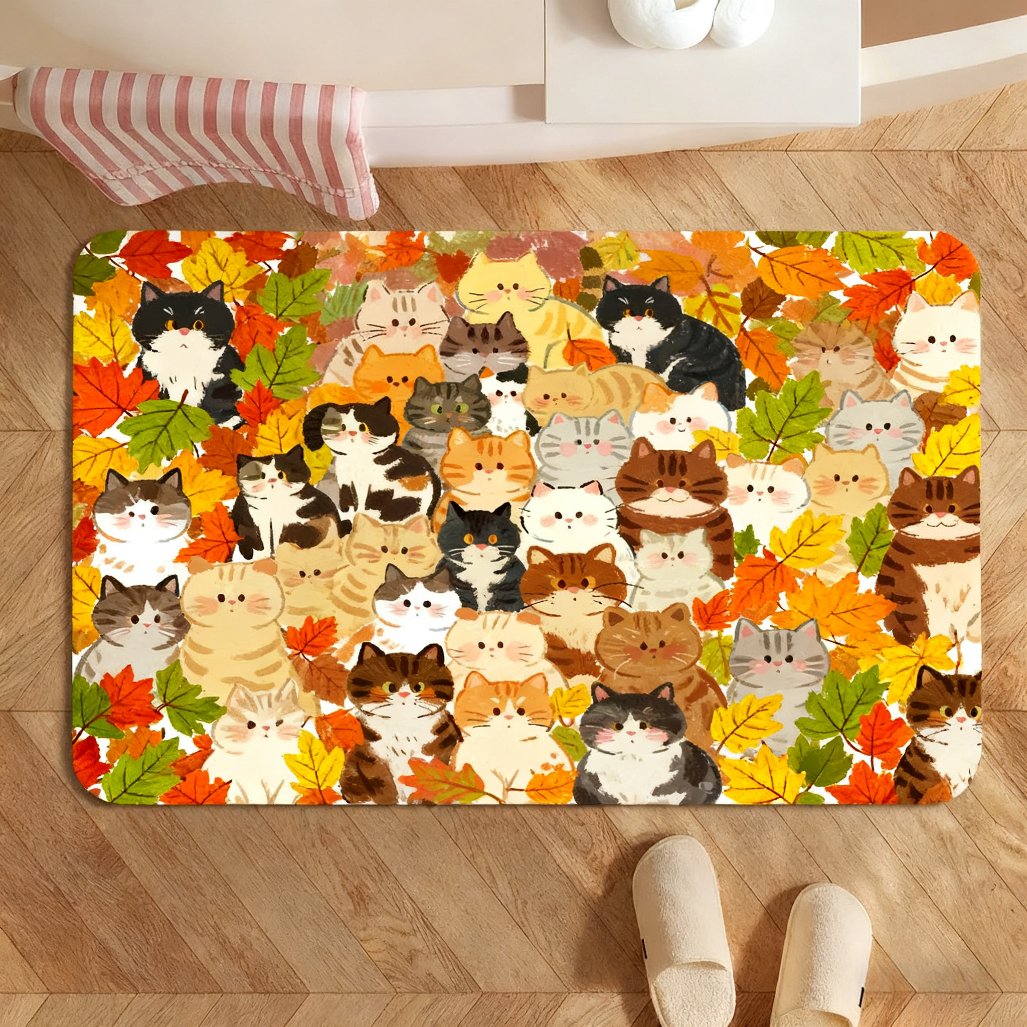 Autumn Cats Doormat