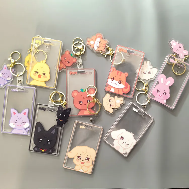 ATEEZ ANITEEZ チュドンイ ヘアピン ポーチ カードホルダー ATEEZ Aniteez Cute Cartoon Card Holder