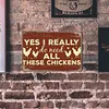 Chickens - Vintage Metal Signs - 20*30cm - Warning&Farm