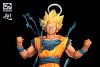 1/7 Scale Dynamic Battle Super Saiyan 2 Son Goku - Dragon Ball Statue - C3 Studios