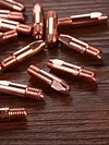 20pcs Gas Nozzle Copper Contact Tips Welding Nozzles for 24KD MIG Welding Torch