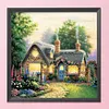 House-11CT Stamped Cross Stitch Kit(40*40cm)