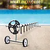 Swimming Pool Solar Cover Straps Kit Universal Solar Blanket Cord Buckle
