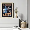 A Coffee A Day Keeps The Grump Away-11CT Stamped Cross Stitch 40*53cm
