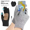USB Electric Heated Gloves Anti-Slip Thicken Cycling Glove for Winter Ski Sports