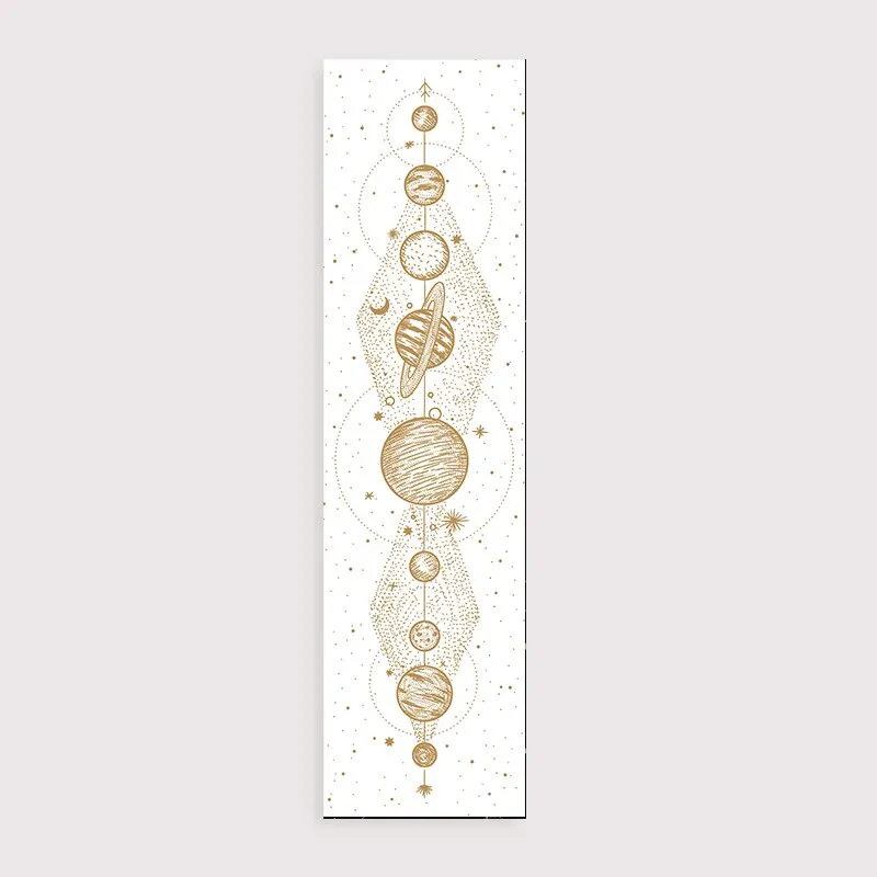 Moon Phase Tapestry Wall Hanging Lunar Eclipse Cycle Psychedelic Carpet Sun Moon Tapestries Bohemian Psychedelic Wall Decoration