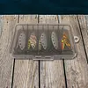 5Pcs Metal Spinner Spoon Fishing Lure with Treble Hooks Rotating Sequins Bait