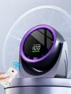 Desk Fan 100-Speed Digital Display Turbo Table Fan with Rechargeable Battery Wall-Mouted Design for Bedroom Home Office Travel