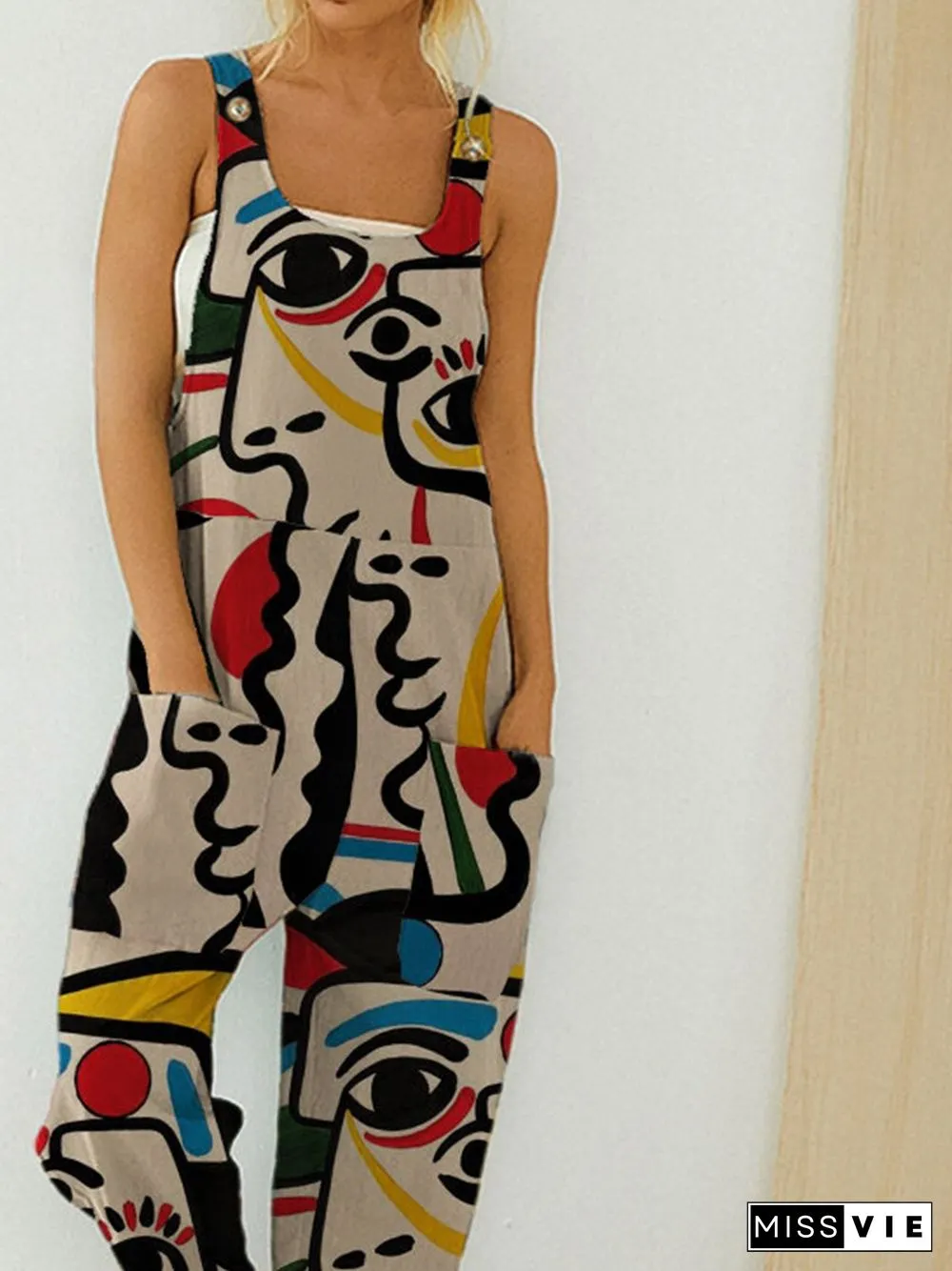Shift Cotton-Blend Vintage Jumpsuit & Romper