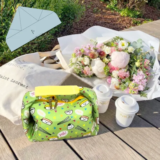 10-Minute DIY Foldable Lunch Bag Sewing Template &ndash; with Instructions
