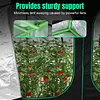 [US Local Warehouse] 2 Pack Shade Sail Poles 10FT Outdoor Sun Shade Poles 2.20in Diameter Heavy Duty Metal Post for Deck Patio Outside Backyard