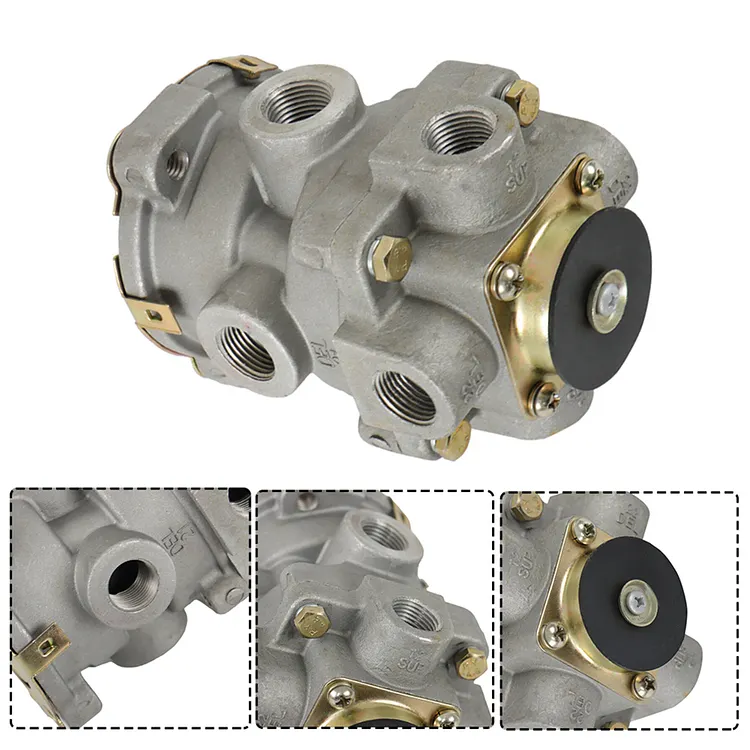 SEBLAFF E6 E-6 Foot Dual Circuit Assembly Brake Control Valve Replacement for Truck 286171 KN22140 KN22150 1676728C1 452950C92