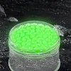 900pcs Luminous Fishing Beads Oval Plastic Glow Fishing Beads Fishing Line Beads