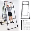 [US Local Warehouse] Foldable Free Standing Pull Up Bar Stand Power Tower Workout Station for Home Gym Strength Training Adjustable Pullup Fitness Equipment Multifunctional Exercise Rack