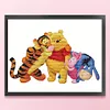 Pooh Bear Friends - 11CT Stamped Cross Stitch - 50*40cm - Disney