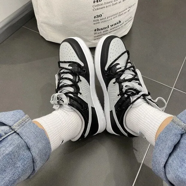 2021 Autumn  Men Women Classic Skateboard Shoes Low-top Casual Trainers Outdoor Walking Retro Sneakers Chunky Dunky Sports Shoes
